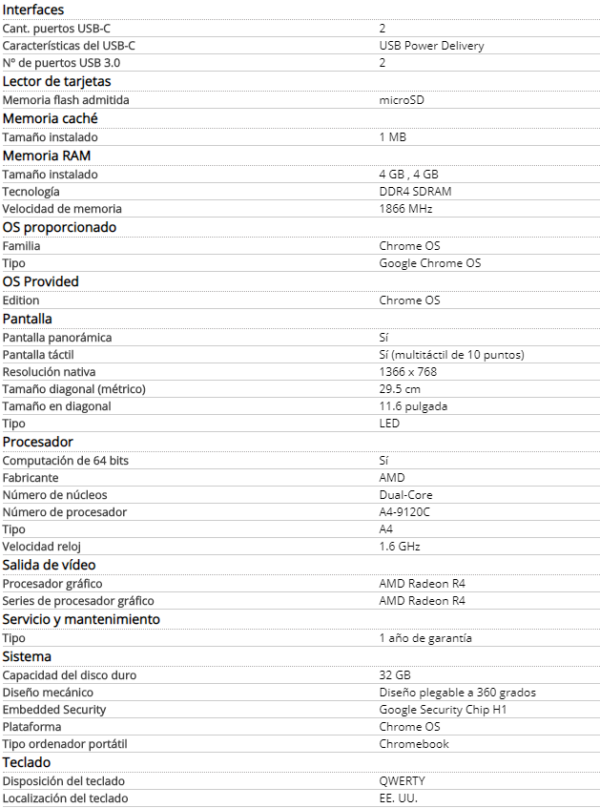 Lenovo 300e Chromebook (2nd Gen) AST 82CE - Diseño plegable - A4 9120C / 1.6 GHz - Image 7