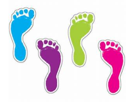 Distintivos de imágenesHuellas (54uds)(CD120083)