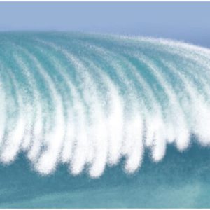 Borde de pizarra oceano / Ocean Waves (CD110073)