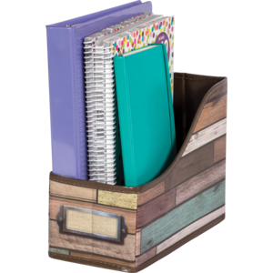 Organizador de libros diseño madera (TCR20969) | Materiales