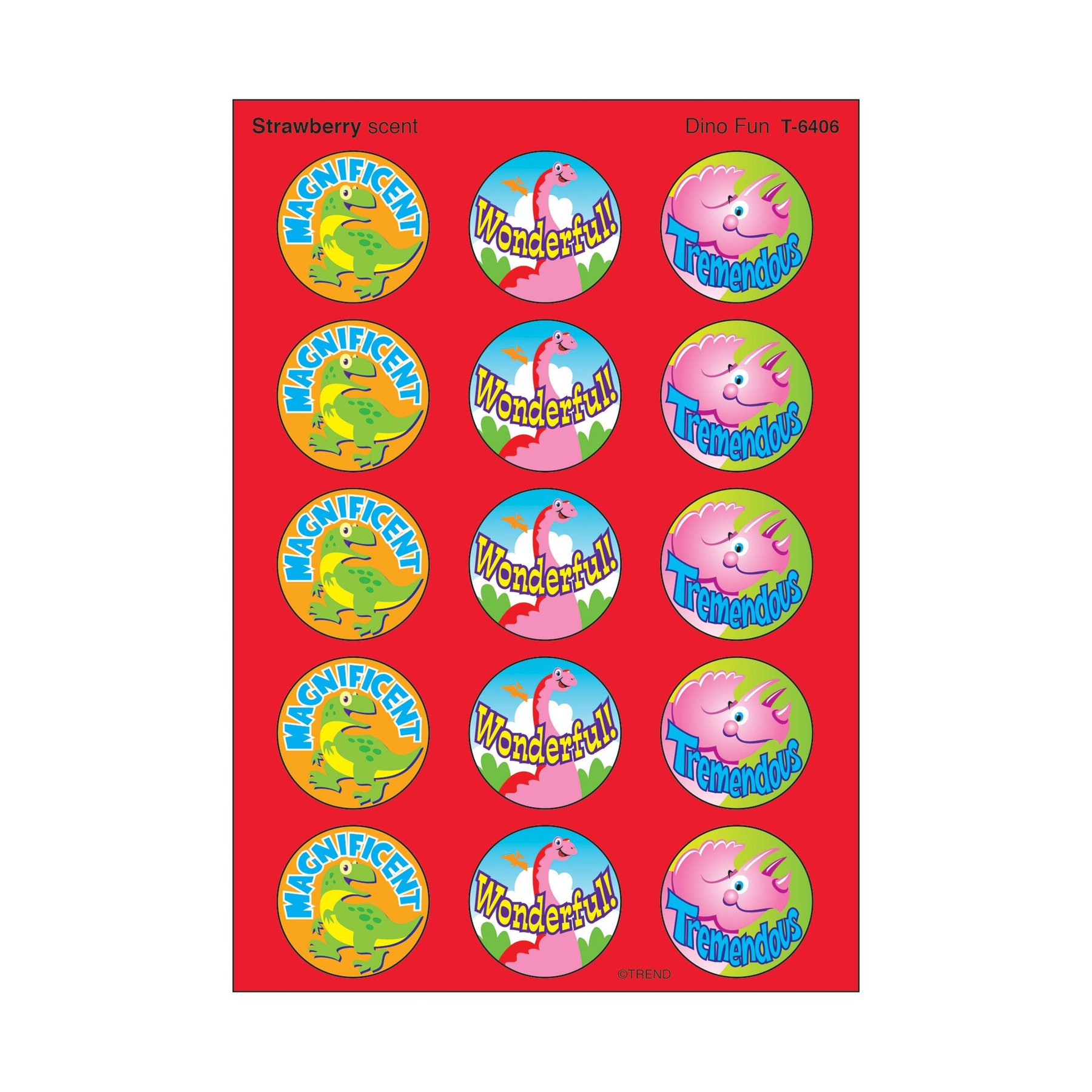 Calcomanías Dinosaurios con olor (60 Stickers) (T6406) | Materiales  Educativos Ashú