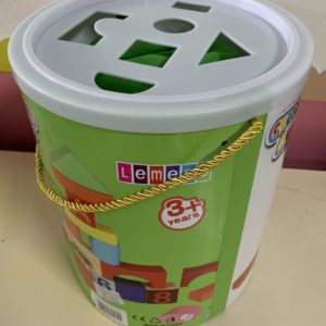 Blocks de madera en balde 105 piezas (GP-JF1432)