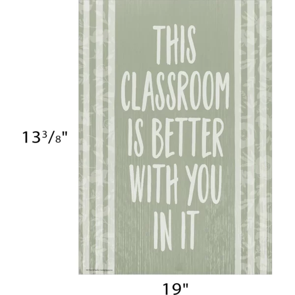 Afiche This classroom is better… (TCR7884)