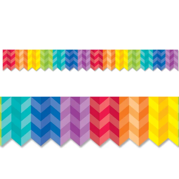 Borde de pizarra De colores Herringbone (CTP10563)