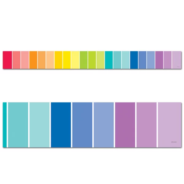 Borde de pizarra líneas de colores Paint Chip (CTP10564)