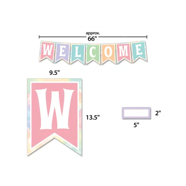 Mural Welcome Pastel Pop  (TCR8410) - Image 2