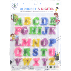LETRAS MAGNÉTICOS EN BLISTER 20x15cm (DD1242)