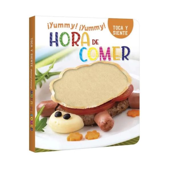 Libro de texturas ¡Vamos! Toca y siente  Hora de comer  (80104) - Image 6