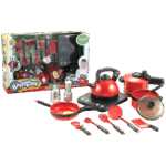 SET DE COCINA ROJA CON HORNALLA EN CAJA. (GP- JK1069)