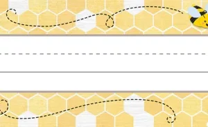 Línea para nombres Abejas (TCR6909)